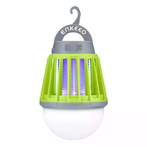 ENKEEO 2-in-1 Camping Lantern Mosquito Killer Tent Light | Amazon