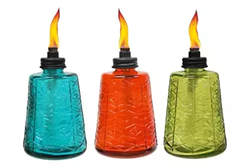 TIKI 6-Inch Molded Glass Table Torch | Amazon