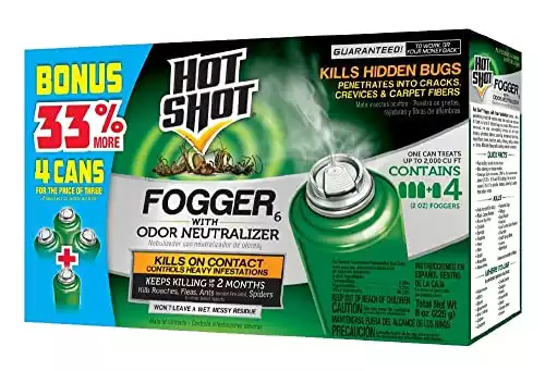 Hot Shot Indoor Fogger With Odor Neutralizer | Amazon