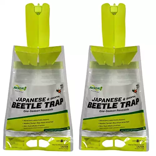 RESCUE! Japanese Beetle Trap, Reusable Bag - 2 Traps | Amazon