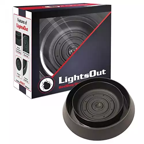 LightsOut Bedbug Detector Chemical Free Reusable Pitfall Trap | Amazon