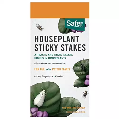 Safer Brand SF5026 Houseplant Sticky Stakes Insect Traps | Amazon